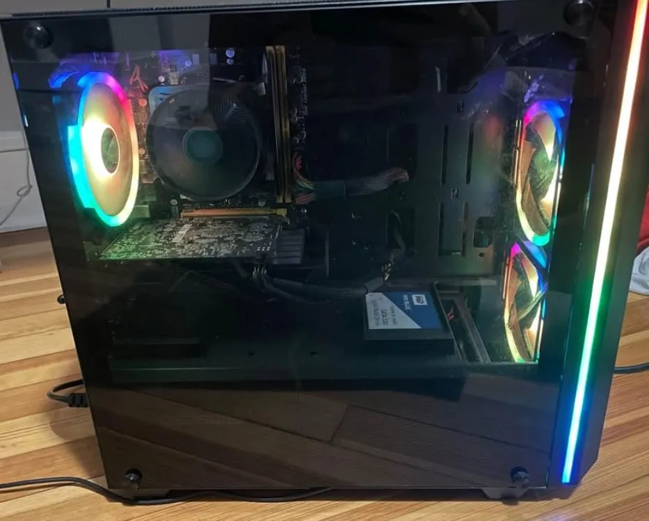 Skytech X1 Mini PC side view