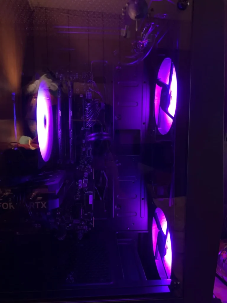 MSI COdex Fans internal view