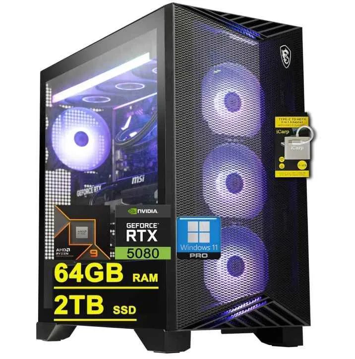 MSI Aegis ZS2 Gaming Desktop RTX 5080