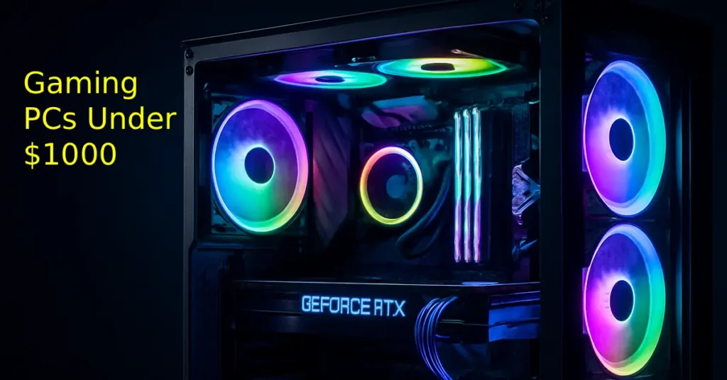 Under $1000 gaming PCs