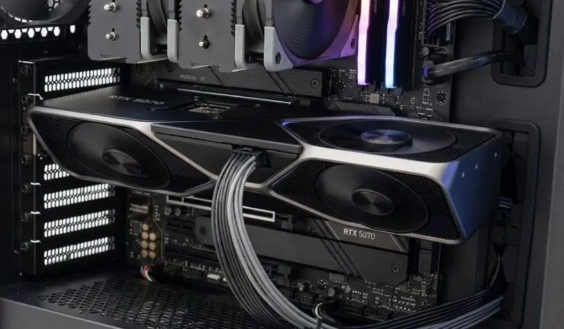 Nvidia RTX 5070 in a prebuilt gaming PC