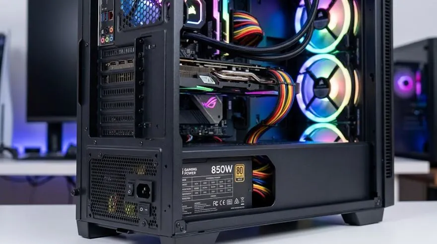 Look for reliable PSU and cooling mechanism in prebuilt gaming PC